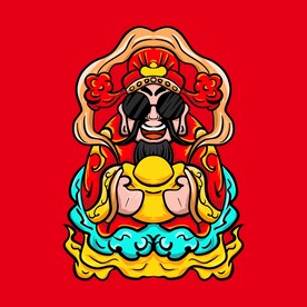 卡通财神