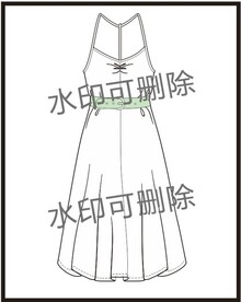 服装设计连衣裙女装款式衬衫T恤