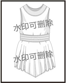 服装设计连衣裙女装款式衬衫T恤