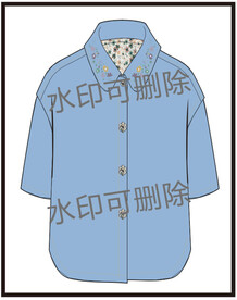 服装设计连衣裙女装款式衬衫T恤