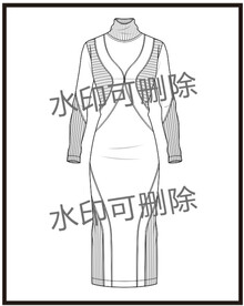 服装设计连衣裙女装款式衬衫T恤