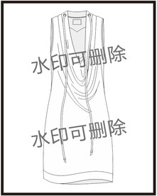 服装设计连衣裙女装款式衬衫T恤