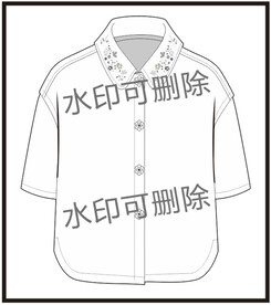 服装设计连衣裙女装款式衬衫T恤