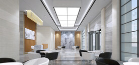 酒店大厅室内设计案例效果图