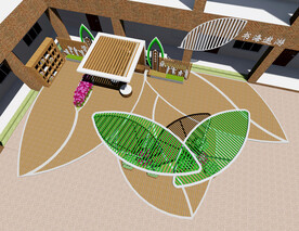 校园室外开放阅读区域