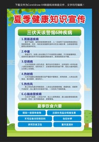 夏季健康知识宣传