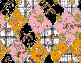 大牌花型 花纹 格子