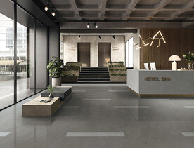 仿古砖瓷砖空间效果图