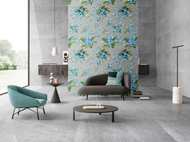 仿古砖瓷砖空间效果图