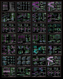 CAD楼梯节点大样