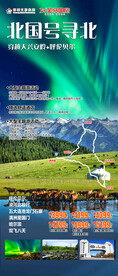 呼伦贝尔 旅游 海报 情侣 阿