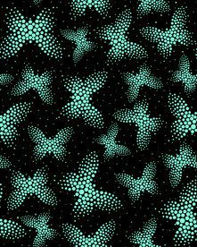 卡通 几何 蝴蝶 圆点