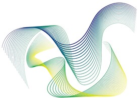 渐变色条纹线条