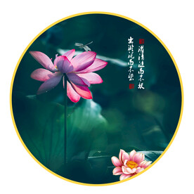 圆形挂画