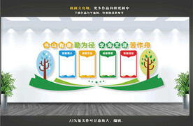 学习园地 校园文化墙