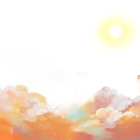 国潮装饰浮云云朵元素