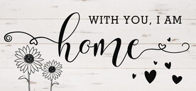 木板木纹英文挂板