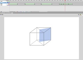 flash制作立方体内部变来变