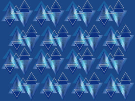 三角形抽象无缝批印图案
