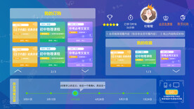 电视机UI在线教育课堂个人中心