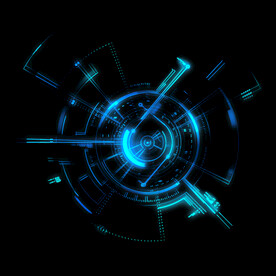 互联网科技装饰光感元素