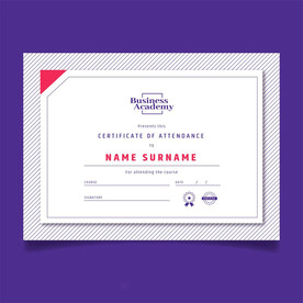 优秀员工颁奖荣誉证书模板设计