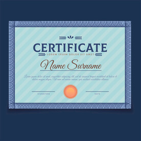 优秀员工颁奖荣誉证书模板设计