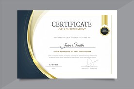 优秀员工颁奖荣誉证书模板设计