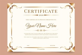 优秀员工颁奖荣誉证书模板设计