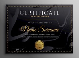 优秀员工颁奖荣誉证书模板设计