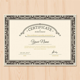 优秀员工颁奖荣誉证书模板设计