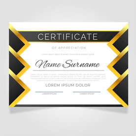 优秀员工颁奖荣誉证书模板设计