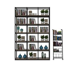 书架书柜3d模型