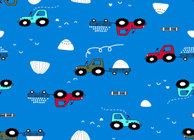 卡通 拖拉机 可爱