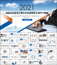 商务会议汇报项目介绍PPT