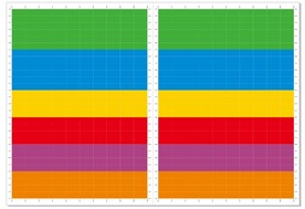 彩色色块不干胶模板