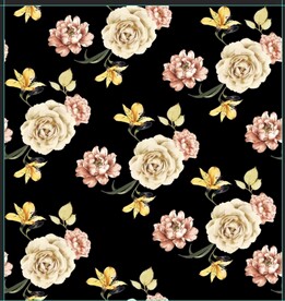 大牌 数码 印花 设计 手绘花