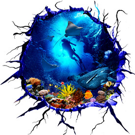 海底世界3D立体地画