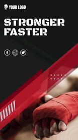 自由搏击拳击海报