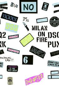 拼块 字母 骷髅头 白色