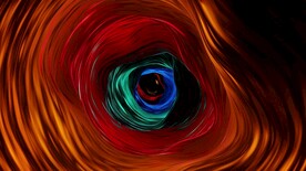 抽象变色霓虹灯LED屏幕视频