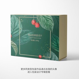 精品包装盒设计平面图图片