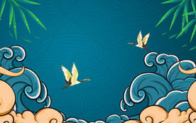 端午节插画背景