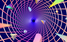 C4D几何电商大促海报背景