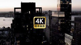 高端商务建筑群视频