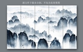水墨山水画