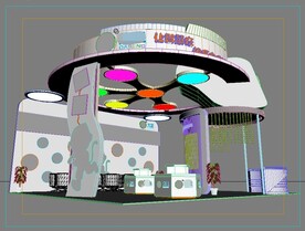 展台 3d展览设计 展台设计 