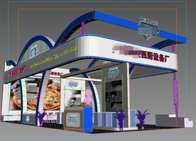 展台 3d展览设计 展台设计 