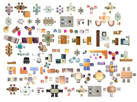 桌椅海报地产开发广告彩屏PSD