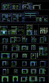 新中式月洞门屏风